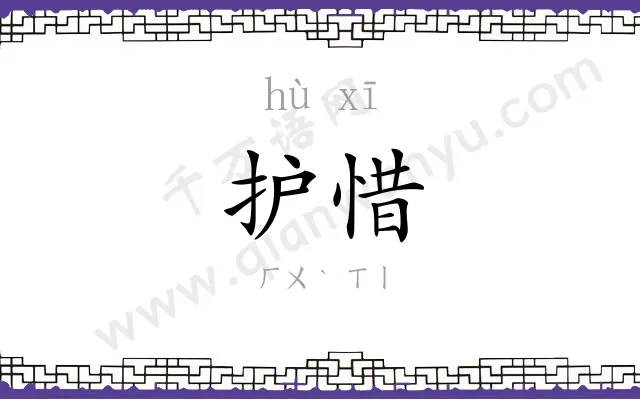 护惜