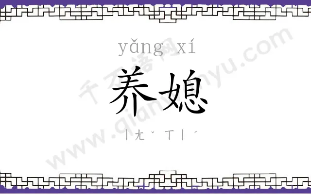 养媳