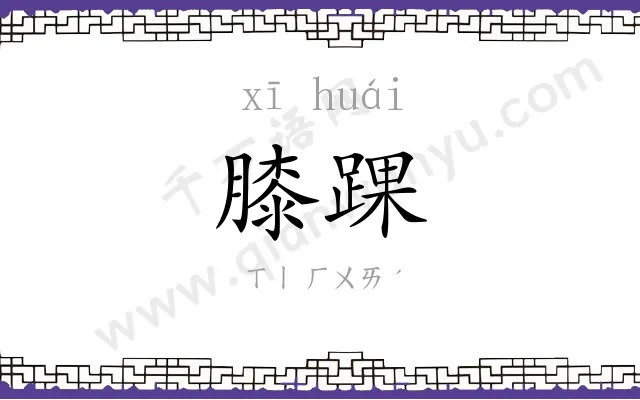 膝踝
