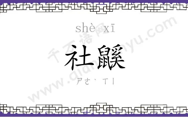 社鼷
