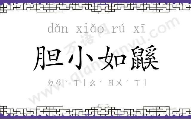 胆小如鼷