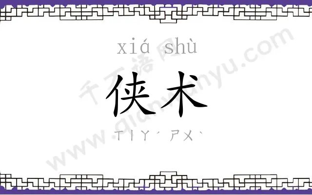 侠术