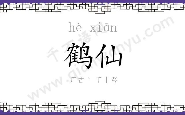 鹤仙