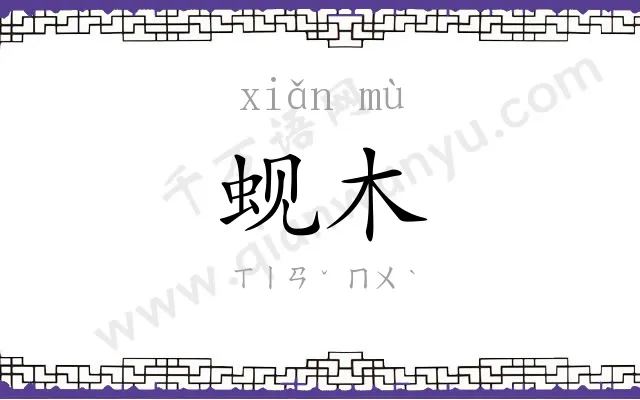 蚬木