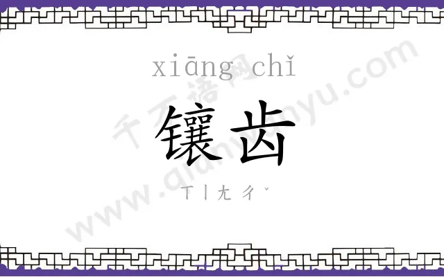 镶齿