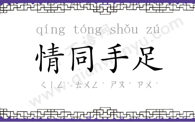 情同手足