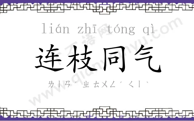 连枝同气