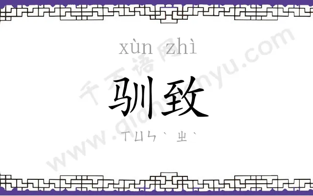 驯致