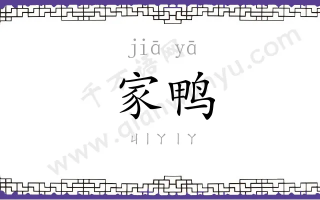 家鸭