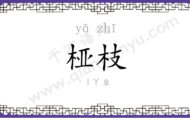 桠枝