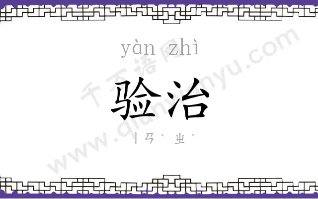 验治