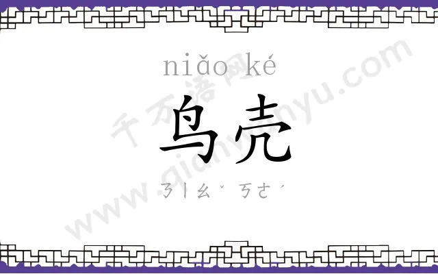 鸟壳