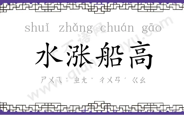 水涨船高