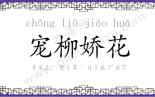 宠柳娇花