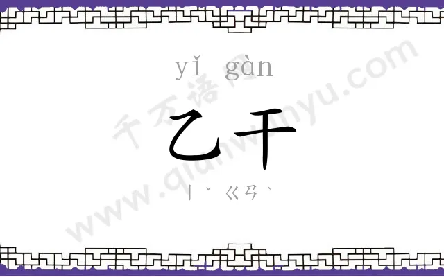 乙干