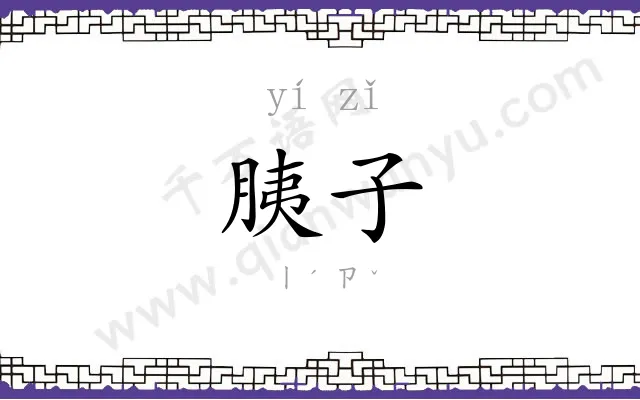 胰子