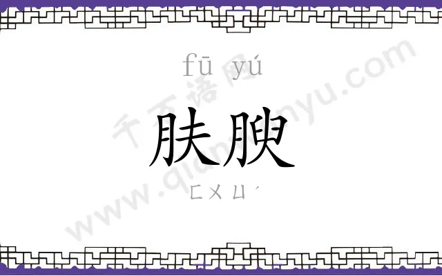 肤腴