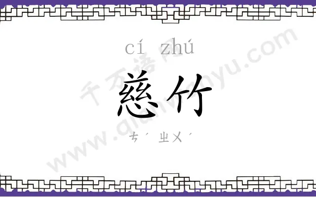 慈竹