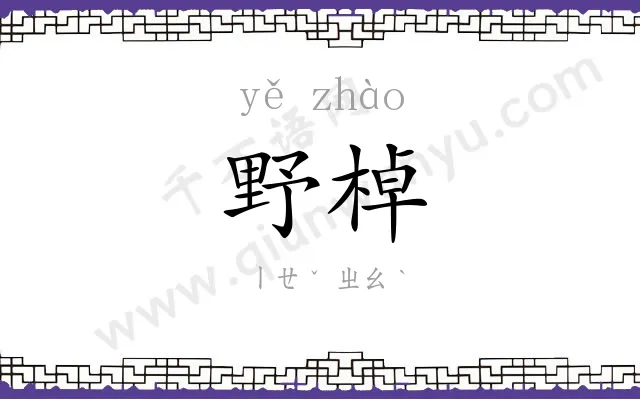 野棹