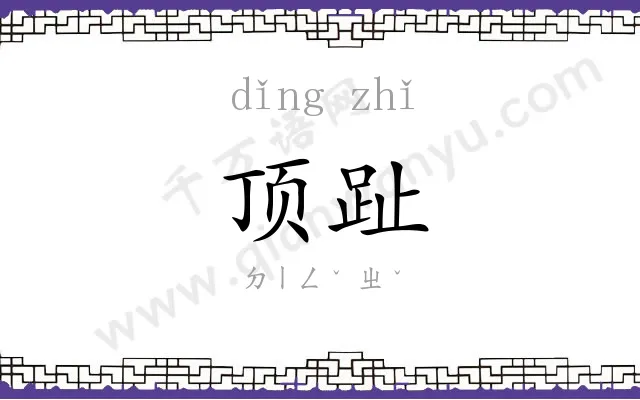 顶趾