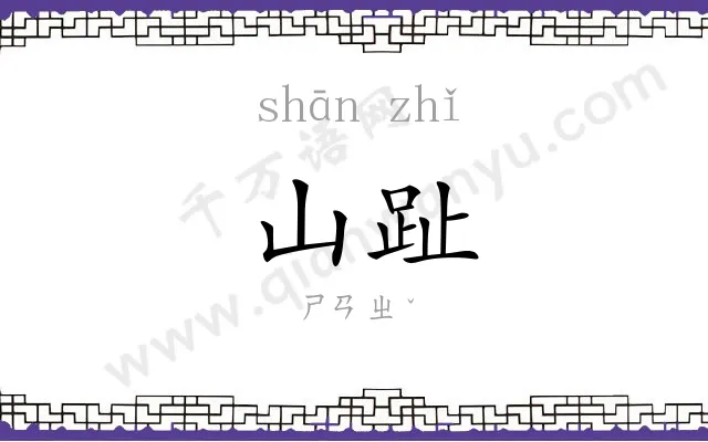 山趾