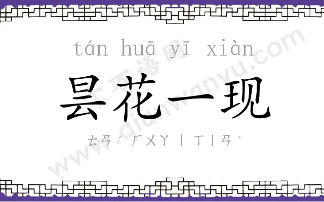 昙花一现