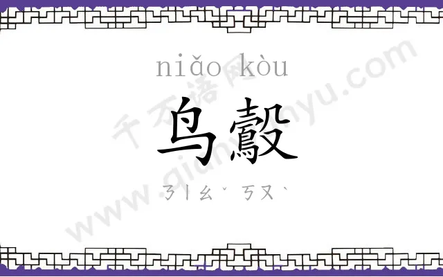 鸟鷇
