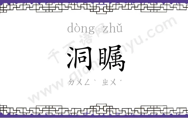 洞瞩