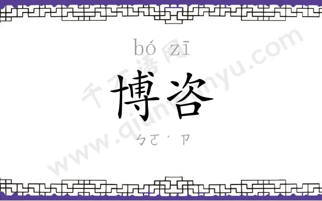 博咨