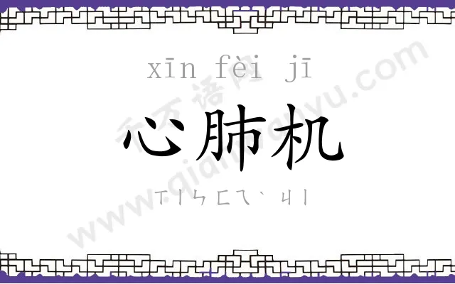 心肺机