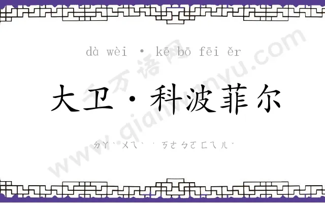 大卫·科波菲尔