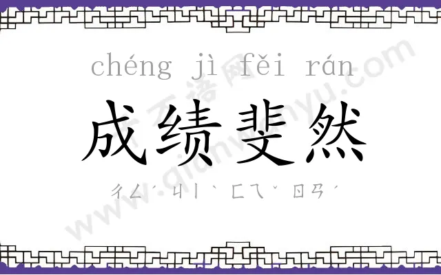 成绩斐然