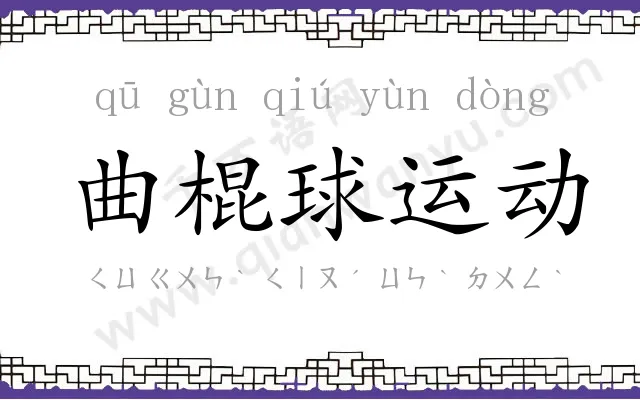 曲棍球运动