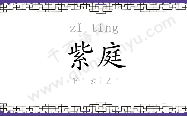 紫庭