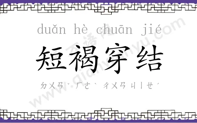 短褐穿结