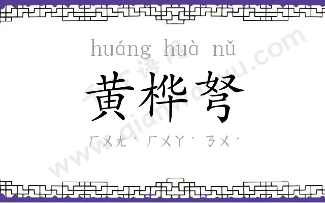 黄桦弩