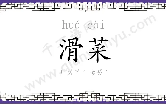 滑菜