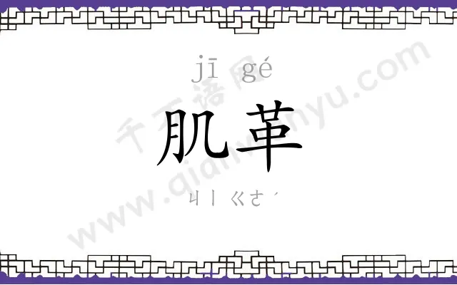 肌革