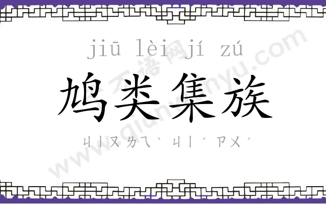 鸠类集族