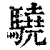 驍(清·印刷字体·康熙字典)