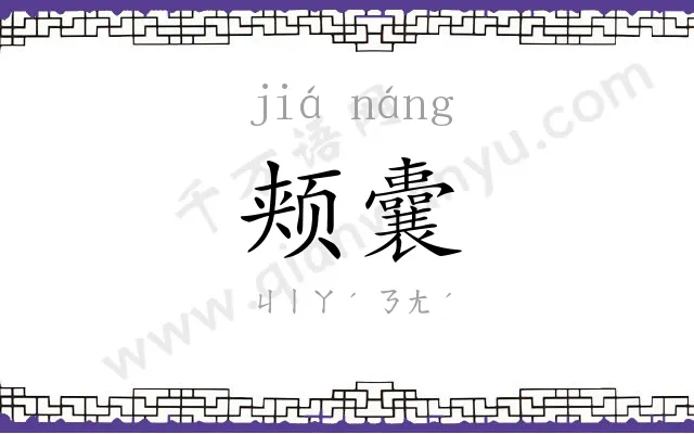颊囊