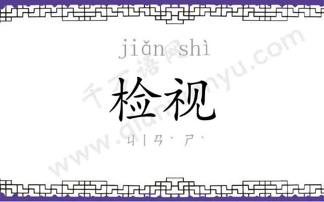 检视