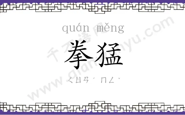 拳猛