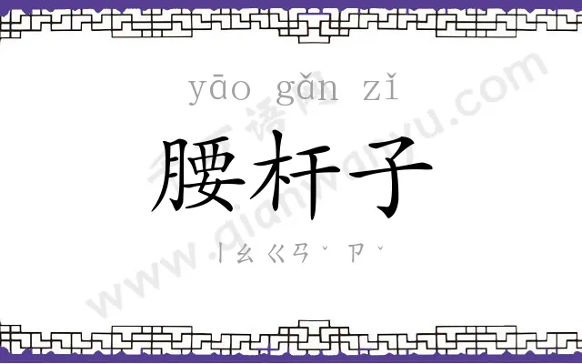 腰杆子