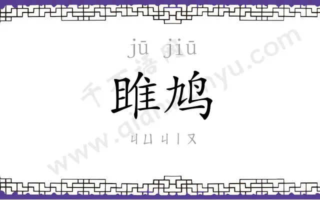 雎鸠