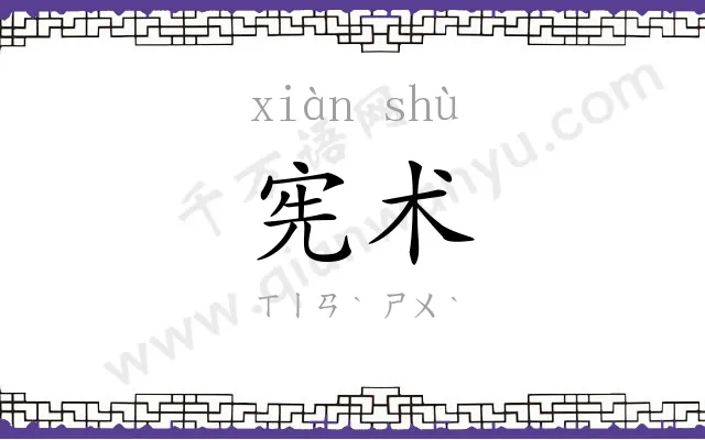 宪术