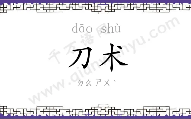 刀术