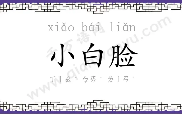 小白脸