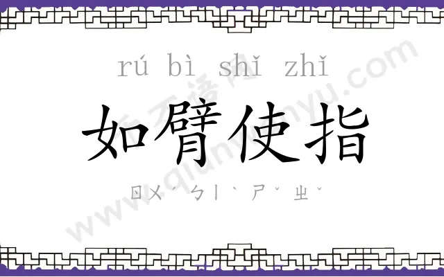 如臂使指