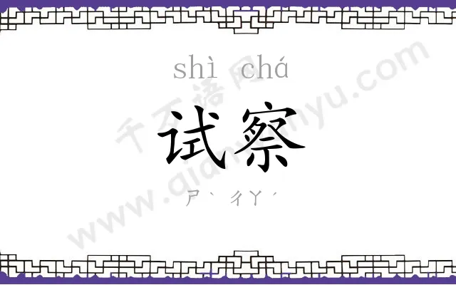 试察